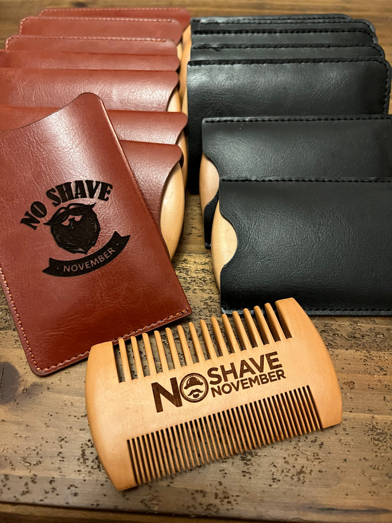 Blank Sandalwood Beard Comb w/ Case