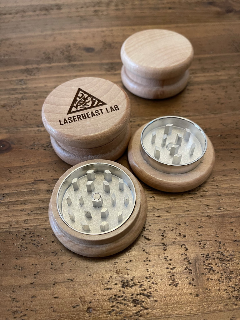 Metal Lined Wood Herb grinder